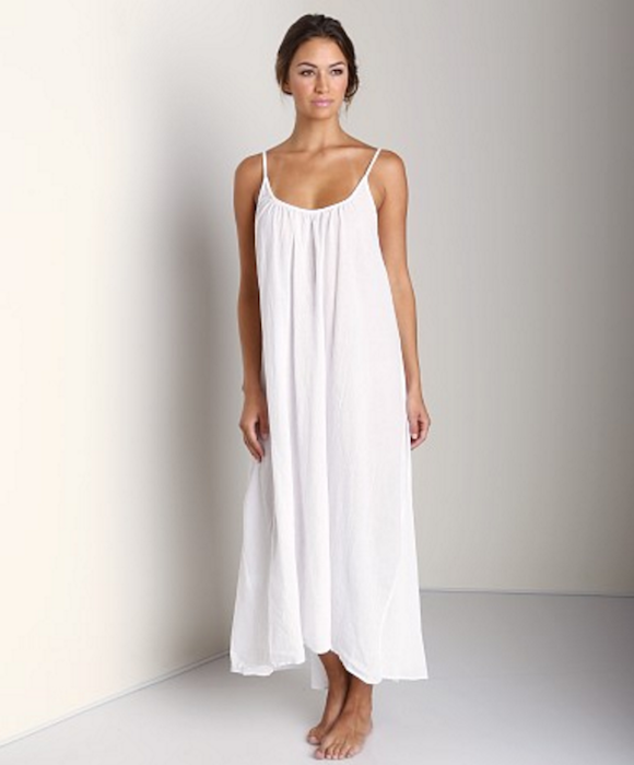 9Seed Tulum Long Cover Up Dress White